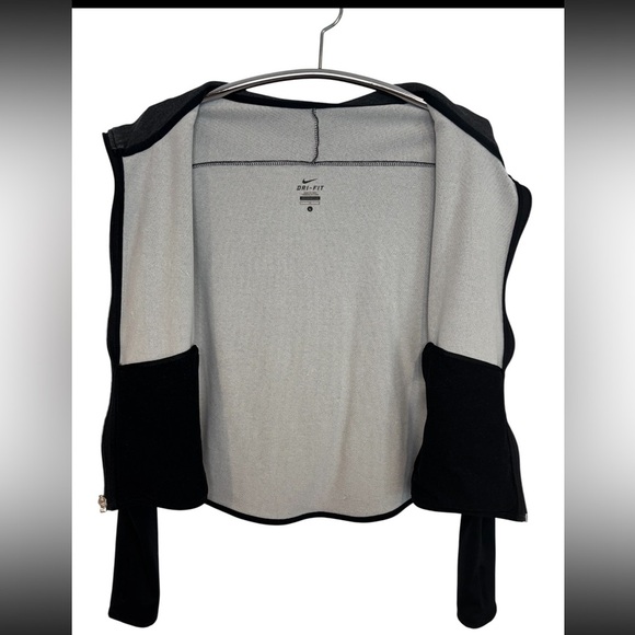 Nike Gray Dri-FIT Full Zip High Collar Jacket - Picture 7 of 11